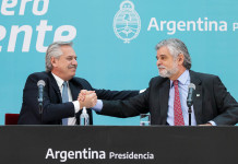 Dos gobernadores peronistas se distanciaron del Presidente tras sus críticas al campo por los dólares El presidente Alberto Fernández realiza anuncios - Foto: NA