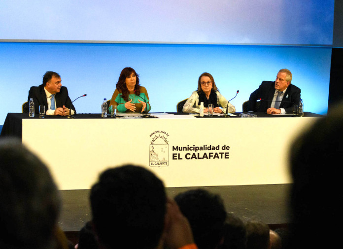 Alicia Kirchner junto Cristina Kirchner en El Calafate - Foto: Prensa Gobierno