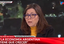 La oposición salió al cruce de Silvina Batakis por sus dichos sobre el uso de dólares para el turismo: “Demencial” La ministra de Economía Silvina Batakis en TN - Foto: Captura de TV