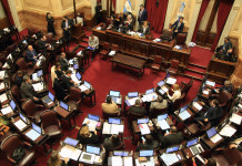 Cristina Kirchner no consiguió los votos y se demora el proyecto para ampliar la Corte a 25 miembros Sesión Senado de la Nación - Foto: NA