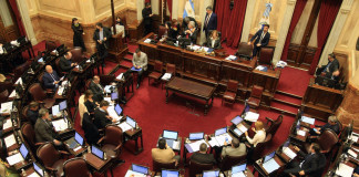 Sesión Senado de la Nación - Foto: NA