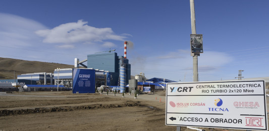 La megausina de YCRT en Río Turbio - Foto: OPI Santa Cruz/Francisco Muñoz