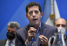 En una semana convulsionada, Eduardo “Wado” de Pedro se muestra ante empresarios para sentar la posición del kirchnerismo El ministro del Interior Wado de Pedro - Foto: NA