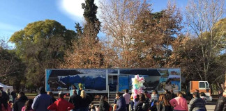 El camión sensorial de promoción turística de El Calafate continúa recorriendo el país 