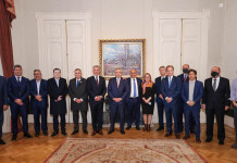 Gobernadores del PJ reunidos en Casa Rosada - Foto: NA