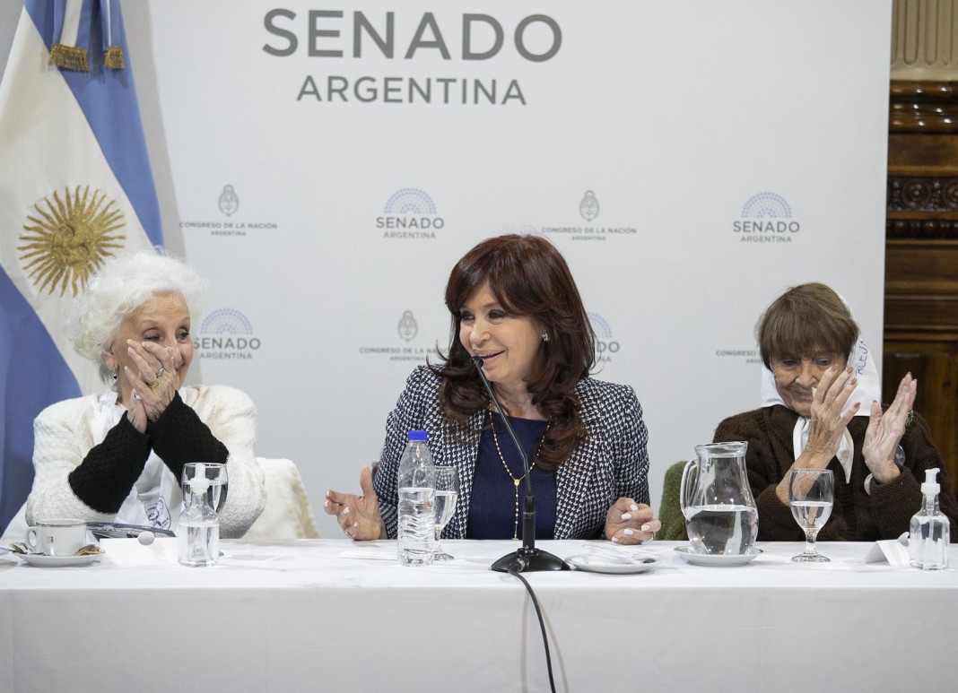 Cristina Kirchner en el Senado de la Nación - Foto: NA