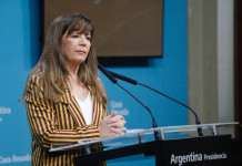 Gabriela Cerruti le respondió al embajador de EE.UU. tras el pedido de acuerdos: “Empecemos por casa” La portavoz de la Casa Rosada, Gabriela Cerruti - Foto: NA