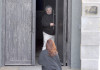 Lázaro Baéz abre la puerta del Mausoleo de la familia Kirchner a Cristina Fernández - Foto: OPI Santa Cruz/Francisco Muñoz