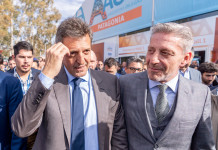 Sergio Massa junto a Mariano Aricioni -