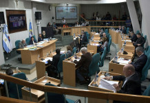 Diputados: hubo acuerdo para debatir la situación educativa y por mayoría repudiaron a la justicia que “persigue” a CFK. Solo uno de los 4 diputados del SER, se opuso Octava sesión de la Cámara de Diputados de Santa Cruz - Foto: Prensa Diputados