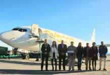 Flybondi inició sus vuelos a la provincia de Santa Cruz con la ruta Buenos Aires – El Calafate Flybondi inició sus vuelos a la provincia de Santa Cruz con la ruta Buenos Aires - El Calafate