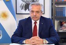 El presidente Alberto Fernandez da un mensaje a la población luego del atentado contra la vicepresidenta Cristina Kirchner - Foto: NA