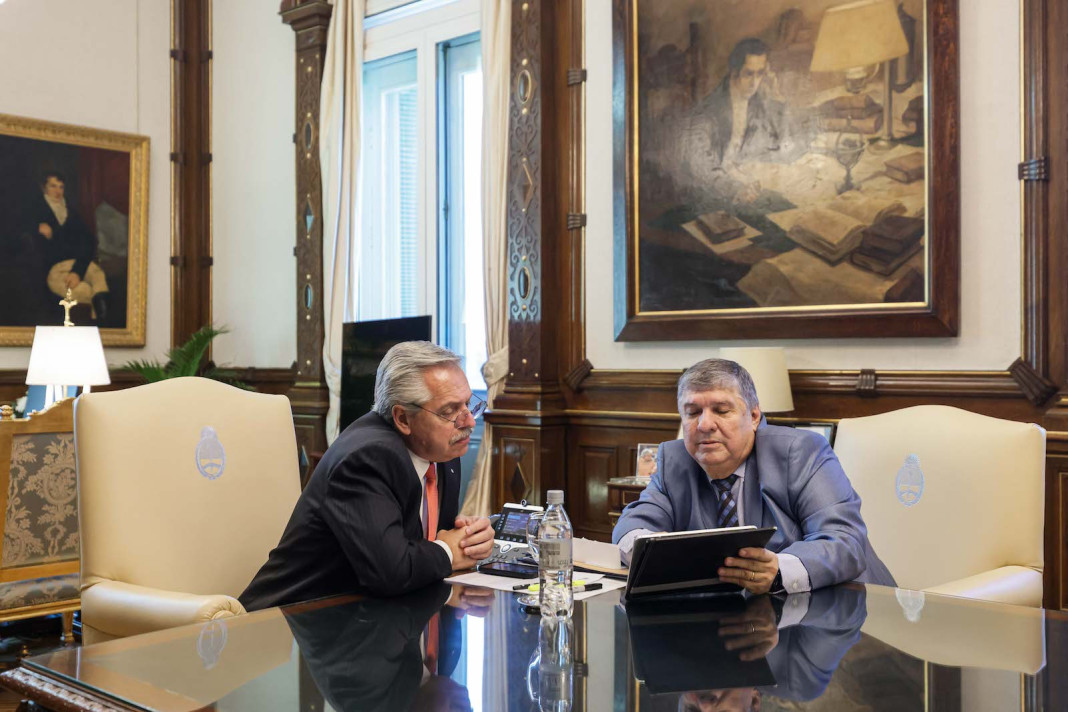 Alberto Fernández reunido con José Mayans - Foto: NA