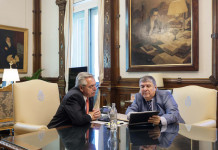 Alberto Fernández reunido con José Mayans - Foto: NA