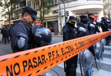 La esquina de Juncal y Uruguay en recoleta - Foto: NA