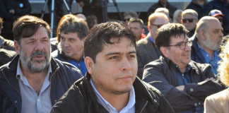 Claudio Vidal en la inauguración de una proveeduría en Río Gallegos - Foto: Prensa Vidal