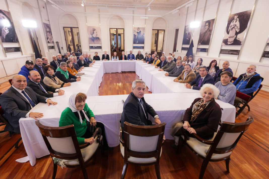 Acto en Casa Rosada - Foto: NA