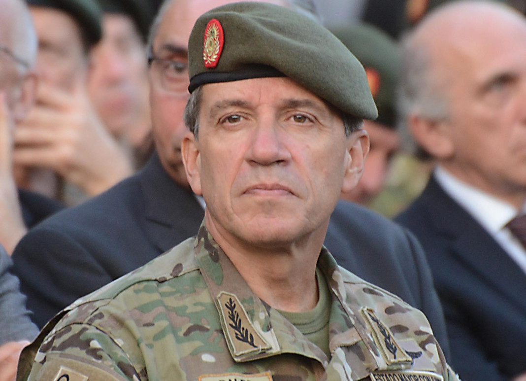 El teniente Juan Martín Paleo jefe del estado mayor conjunto