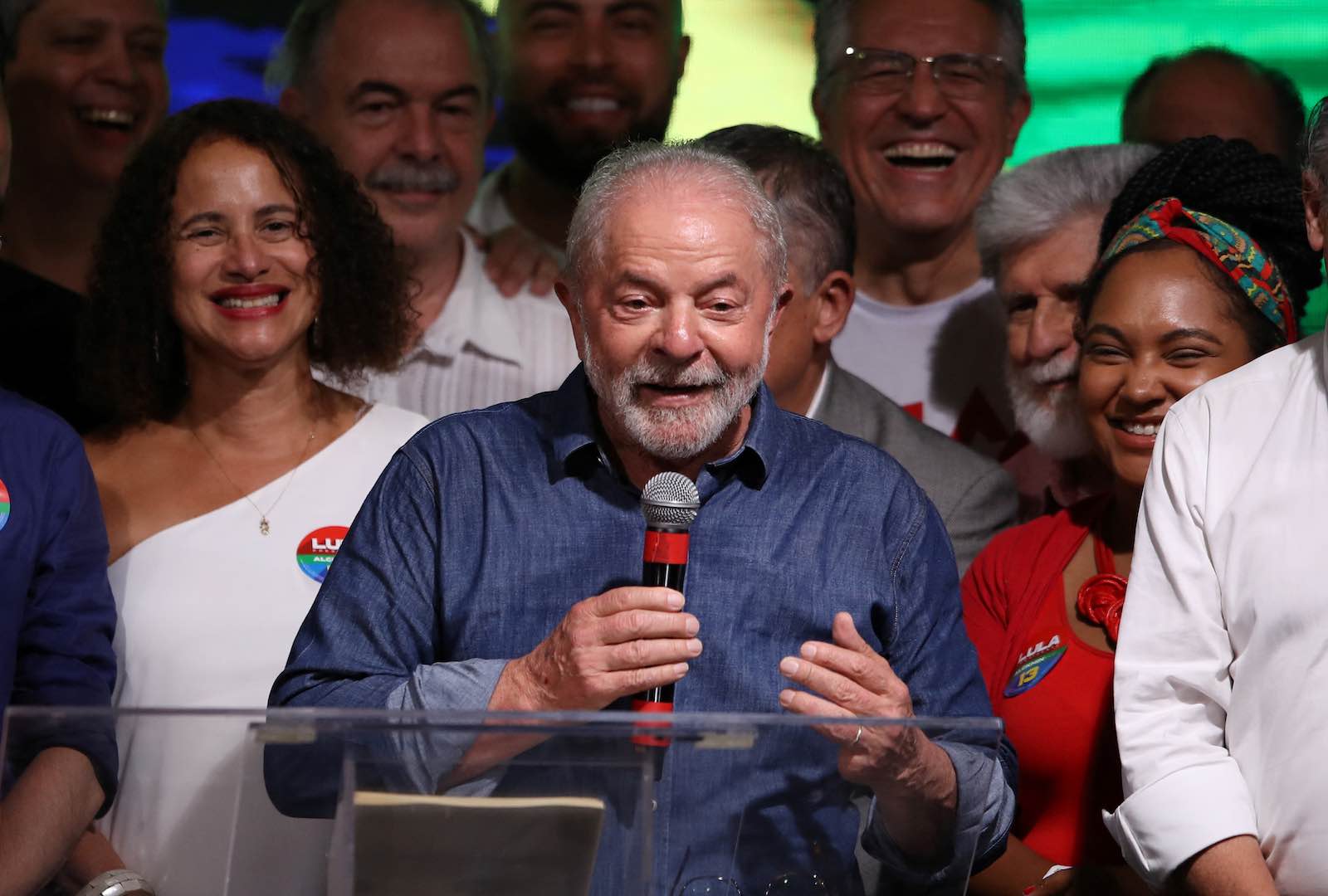 Lula da Silva luego de ganar la elecciones en Brasil - Foto: NA