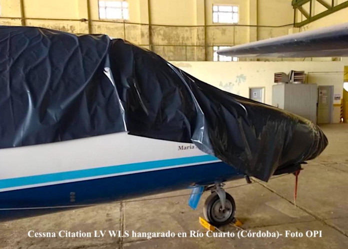 El Cessna Citation V Ultra matrícula LV WLS - Foto: OPI Santa Cruz