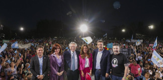 Alberto Fernández, Cristina Kirchner Victoria Tolosa Paz - Foto: NA