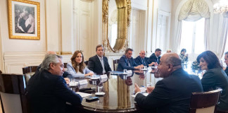 Alberto Fernández encabeza este miércoles una nueva reunión del Gabinete nacional - Foto: NA