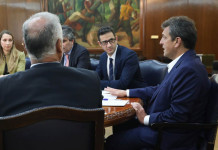 Precios Justos: regirá por hasta 120 días y tendrá al menos 1500 productos Sergio Massa junto a Matías Tombolini - Foto: NA