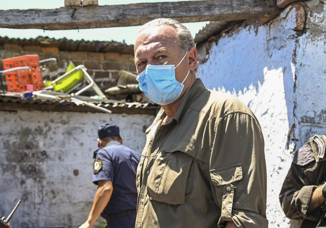 El Ministro de Seguridad de la provincia de Buenos Aires Sergio Berni - Foto: NA