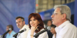 Cristina Kirchner en el acto de UOM en Pilar - Foto: Twitter