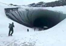 Un turista extranjero murió aplastado por un bloque de hielo en Tierra del Fuego Un turista extranjero murió aplastado por un bloque de hielo en Tierra del Fuego