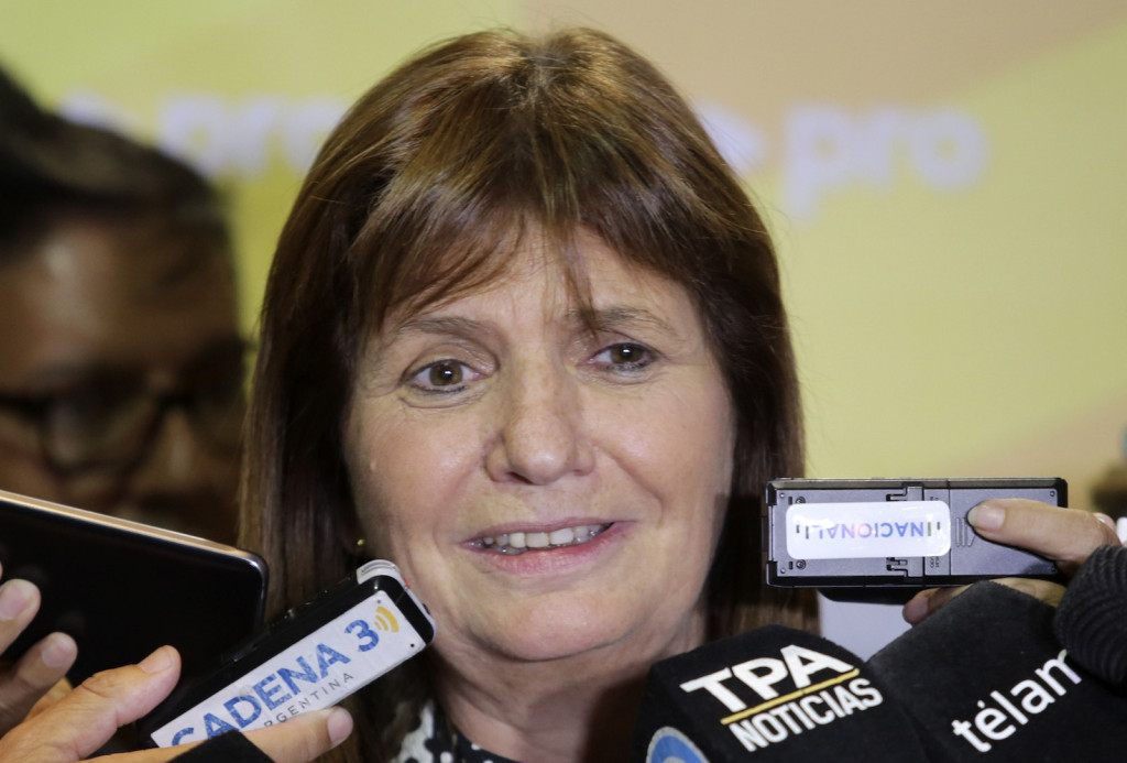 La presidenta del PRO y ex ministra de Seguridad de la Nación, Patricia Bullrich - Foto: NA