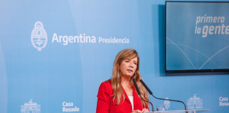 La portavoz de la presidencia Gabriela Cerruti - Foto: Presidencia