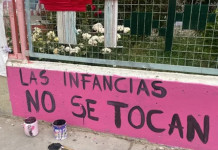 Padres del jardín 406, indignados, cortan ruta y amenazan con llevar la protesta al centro de Comodoro Jardín 406 de Comodoro Rivadavia -