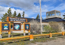 “Gestión Españón”, la fallida experiencia del SER en 28 de Noviembre La terminal de ómnibus de 28 de Noviembre - Foto: OPI Santa Cruz
