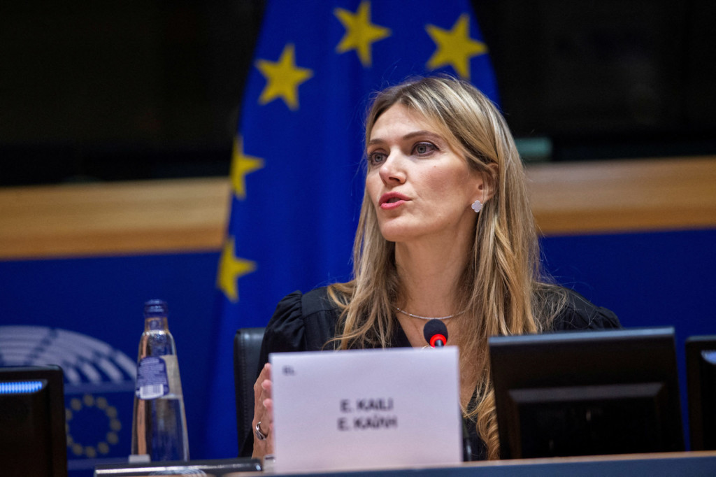 Eva Kaili, la vicepresidenta del Parlamento Europeo - Foto: NA