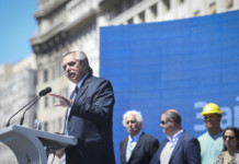 Interna oficialista: dura respuesta del kirchnerismo y el massismo a las críticas de la Casa Rosada tras el acto de Alberto Fernández El acto por los tres años de gestión de Alberto Fernández - Foto: NA