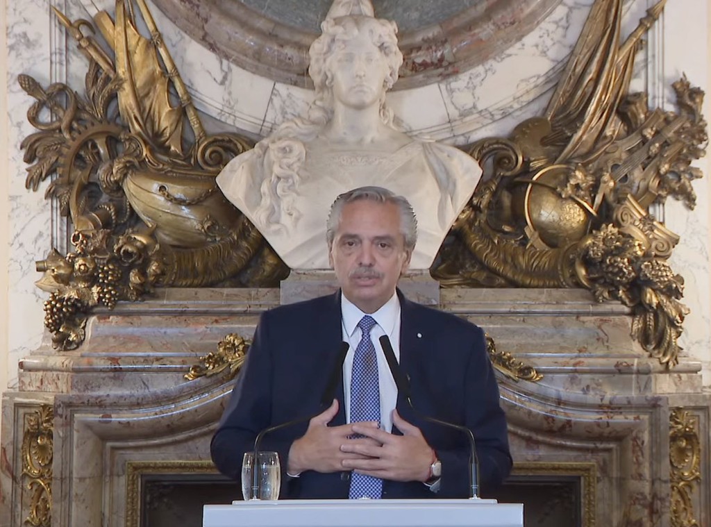 El presidente Alberto Fernández habla esta tarde por cadena nacional - Foto: NA