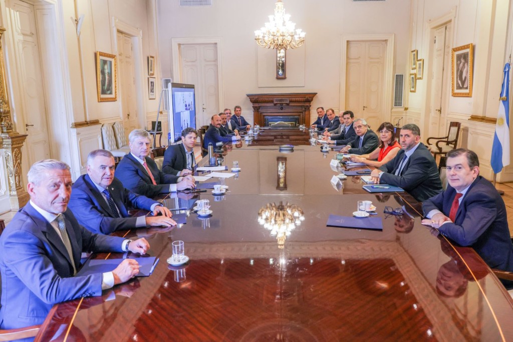 Alberto Fernández se reunió con 14 gobernadores - Foto: NA