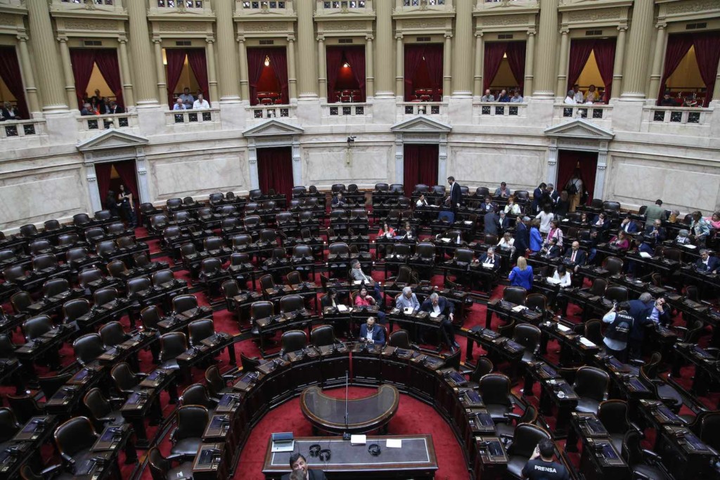 Sesión en la Cámara de Diputados de la Nación - Foto: NA