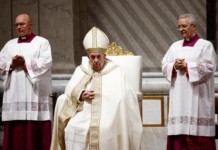 El Papa Francisco en el Tedeum - Foto: NA