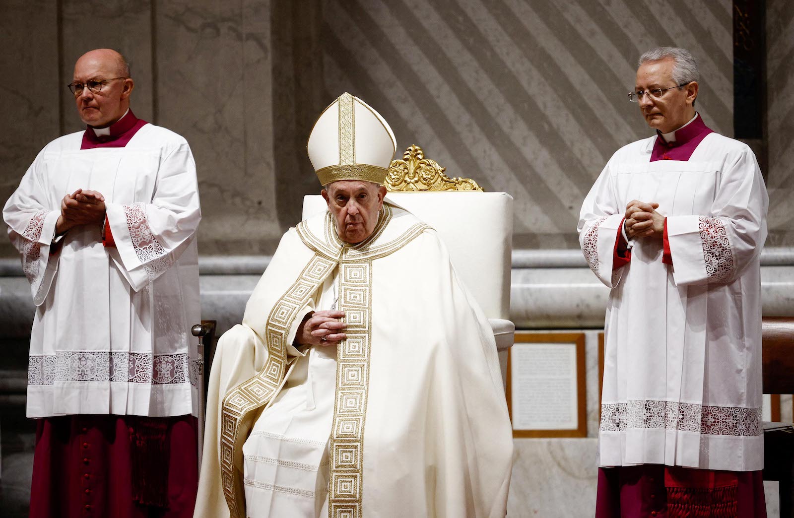 El Papa Francisco en el Tedeum - Foto: NA