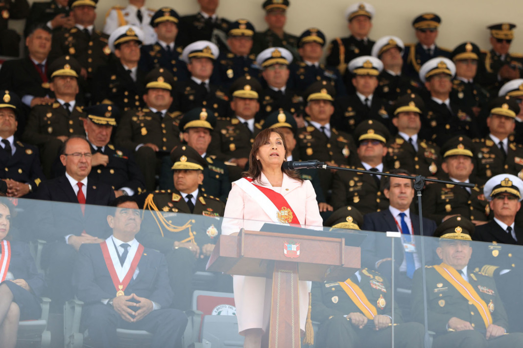 La presidenta de Perú, Dina Boluarte - Foto: NA
