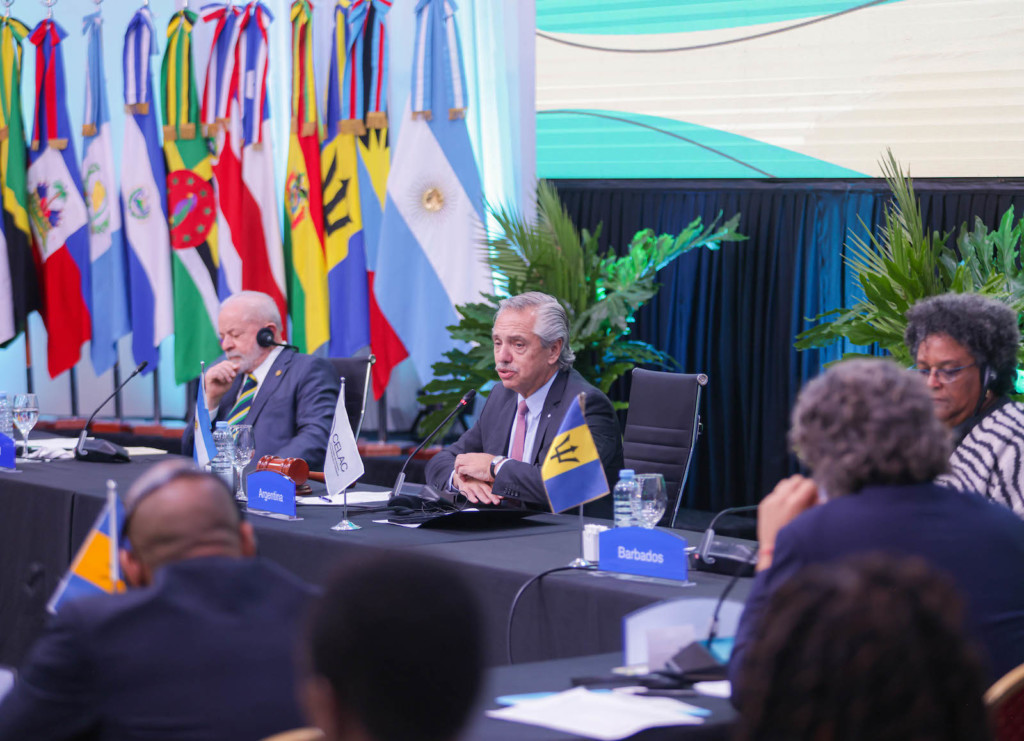 El presidente Alberto Fernández inauguró la VII Cumbre de la Celac - Foto: NA