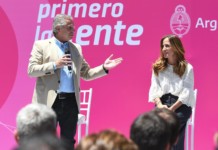 Incentivan la jubilación de los beneficiarios del Potenciar Trabajo: cuáles son los requisitos El Presidente Alberto Fernández en un acto junto a Tolosa Paz - Foto: Presidencia