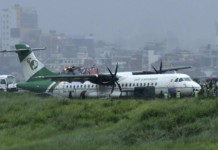 Las condiciones climáticas eran buenas, ¿por qué se estrelló entonces el avión en Nepal? El bimotor ATR 72 de la compañía Yeti Airlines - Foto: NA