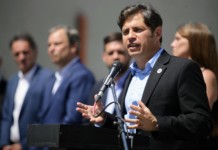 El Gobierno teme otro Rosario en el GBA y envía al menos 4.500 efectivos en medio de fuertes cruces contra Axel Kicillof y Sergio Berni El gobernador de Buenos Aires Axel Kicillof - Foto: NA