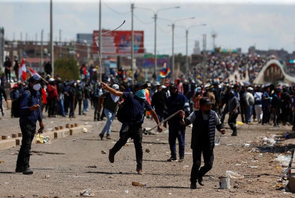 Protestas en Perú - Foto: NA