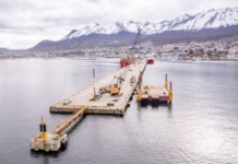 El puerto de Ushuaia -