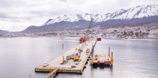 El puerto de Ushuaia -