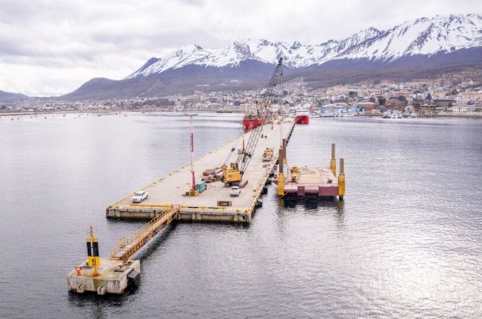 El puerto de Ushuaia -